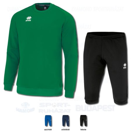 ERREA SPIRIT & PENCK SET belebújós edző melegítő felső + háromnegyedes nadrág SZETT - zöld [3XL]