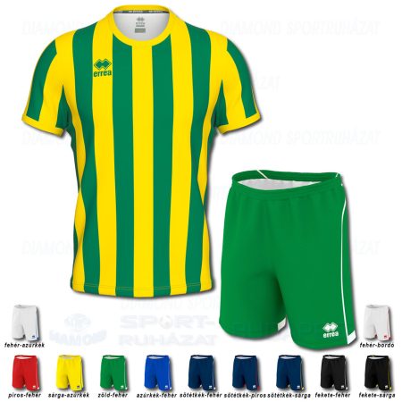 ERREA STRIP & TRANSFER 3.0 SET futball mez + nadrág SZETT - zöld-sárga