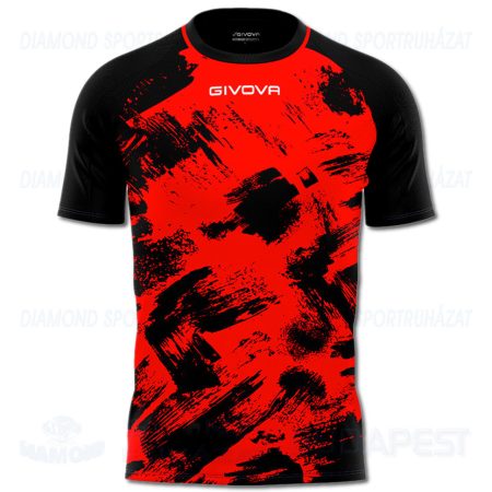 GIVOVA SHIRT ART futball mez - piros-fekete