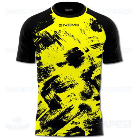 GIVOVA SHIRT ART futball mez - UV sárga-fekete